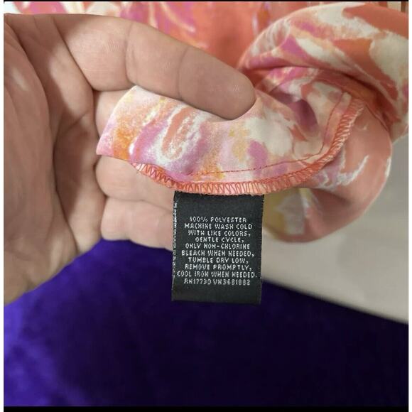 Mossimo Dress Size XL Knee Length Floral Pattern With Pockets - Picture 8 of 10